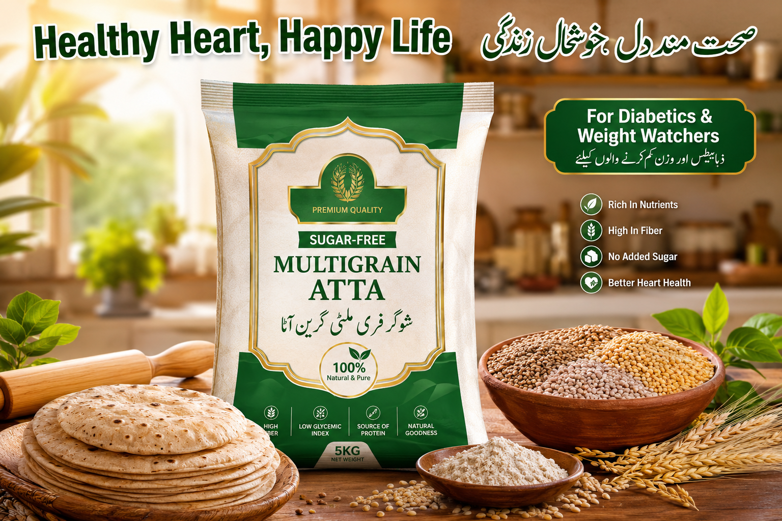 Sugar Free Multi Grain Flour